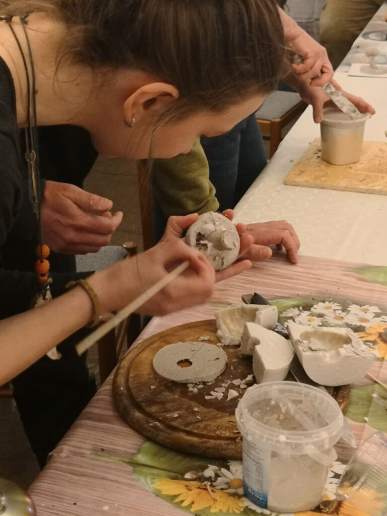 modellieren und verfeinern von selbst hergestellten Pilzmodellen